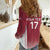 Latvia Basketball Custom Women Casual Shirt Red Latvian Pattern