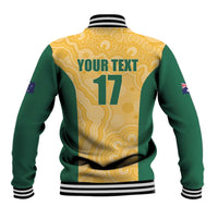 Custom Australia Rugby Baseball Jacket Kangaroo Mascot