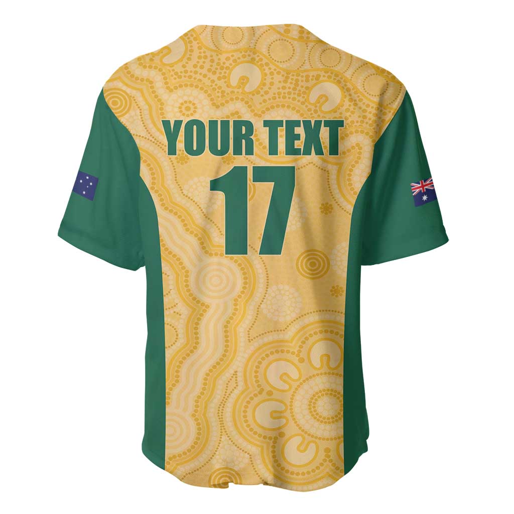 Custom Australia Rugby Baseball Jersey Kangaroo Mascot