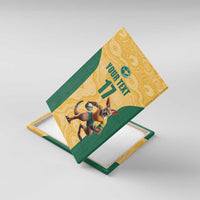 Custom Australia Rugby Canvas Wall Art Kangaroo Mascot