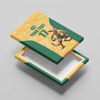 Custom Australia Rugby Canvas Wall Art Kangaroo Mascot