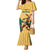 Custom Australia Rugby Family Matching Mermaid Dress and Hawaiian Shirt Kangaroo Mascot