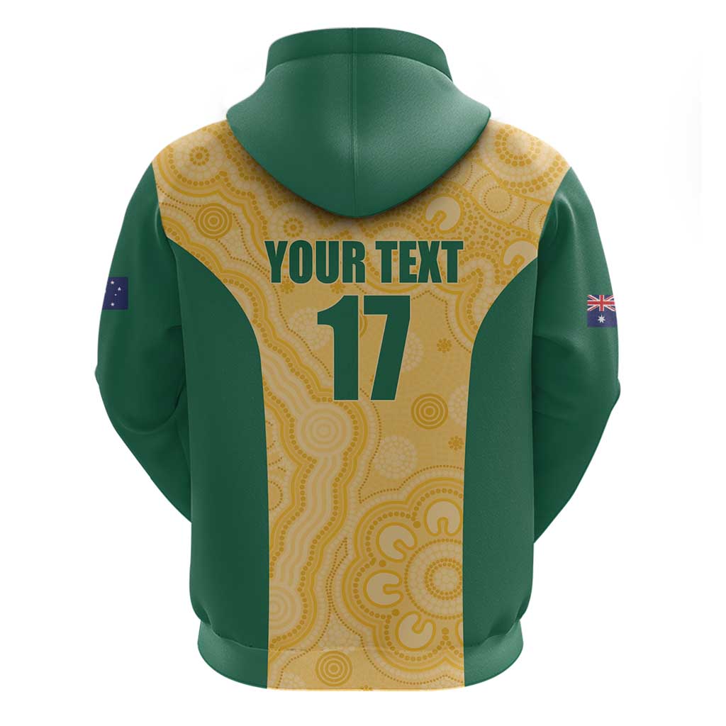 Custom Australia Rugby Hoodie Kangaroo Mascot
