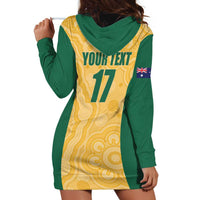 Custom Australia Rugby Hoodie Dress Kangaroo Mascot