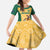 Custom Australia Rugby Kid Short Sleeve Dress Kangaroo Mascot