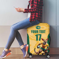 Custom Australia Rugby Luggage Cover Kangaroo Mascot