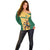 Custom Australia Rugby Off Shoulder Sweater Kangaroo Mascot