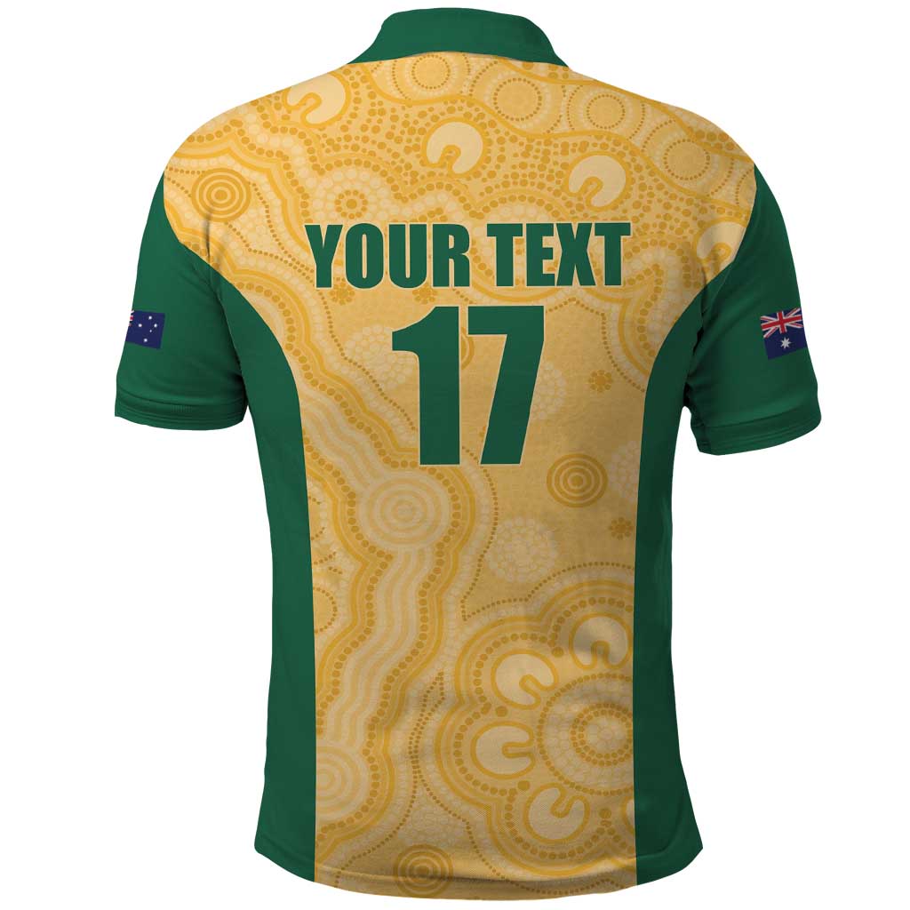 Custom Australia Rugby Polo Shirt Kangaroo Mascot