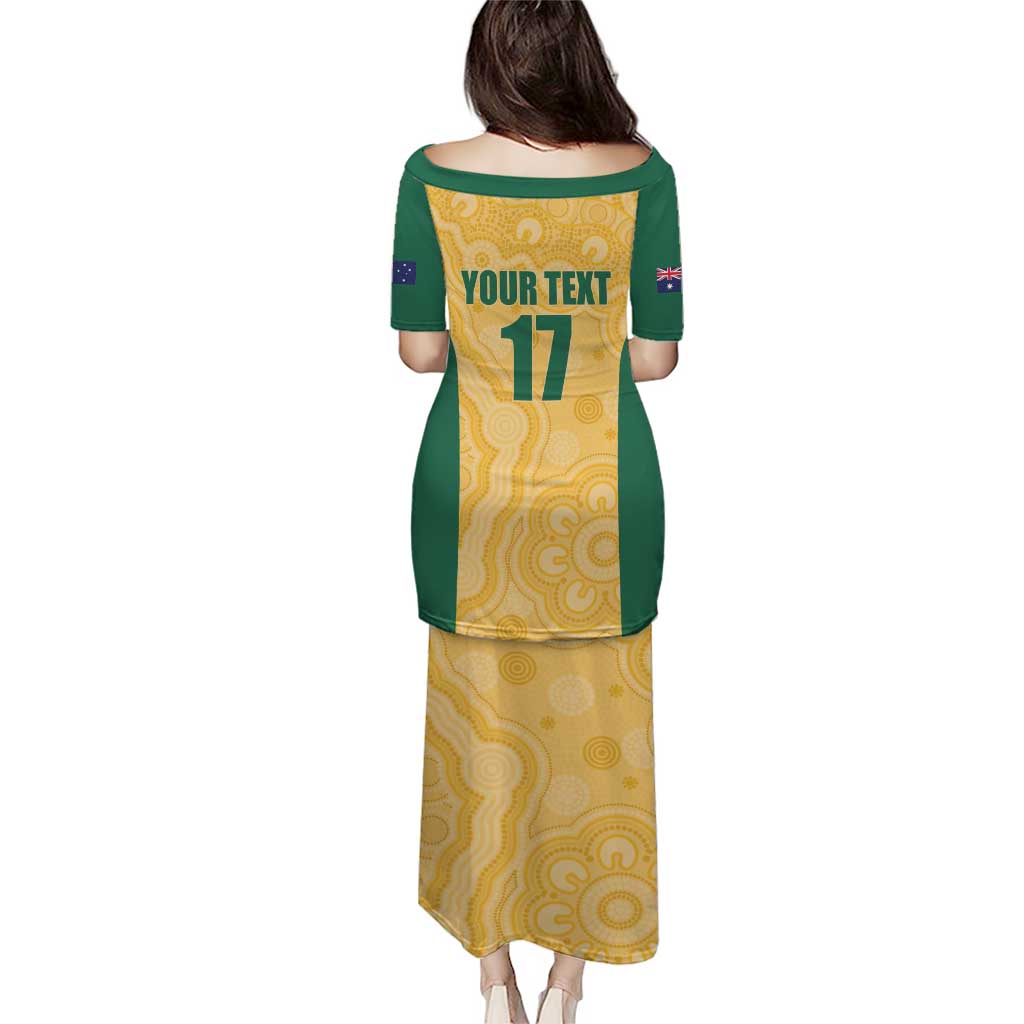 Custom Australia Rugby Puletasi Kangaroo Mascot