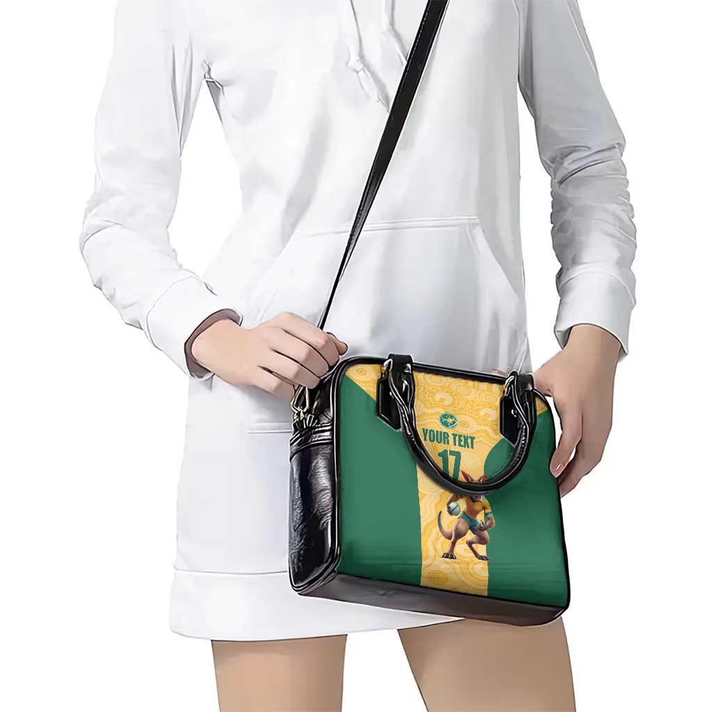 Custom Australia Rugby Shoulder Handbag Kangaroo Mascot