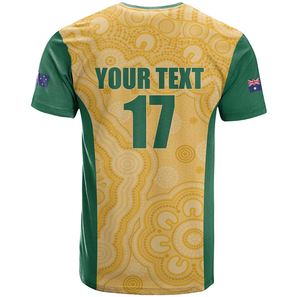 Custom Australia Rugby T Shirt Kangaroo Mascot