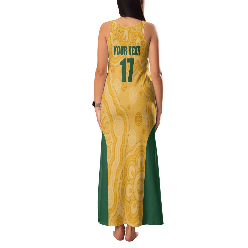 Custom Australia Rugby Tank Maxi Dress Kangaroo Mascot