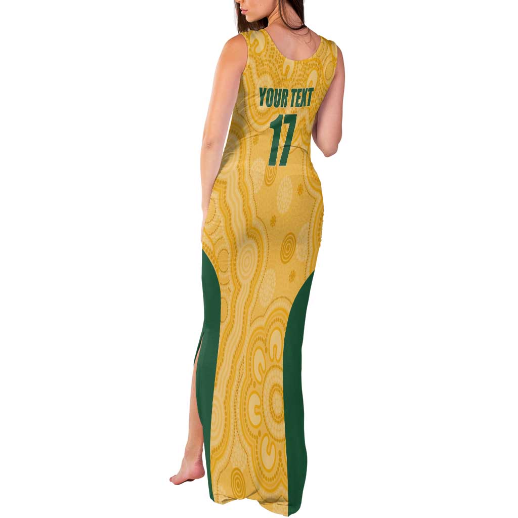 Custom Australia Rugby Tank Maxi Dress Kangaroo Mascot