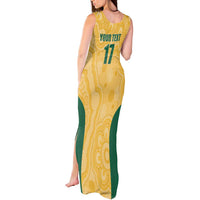 Custom Australia Rugby Tank Maxi Dress Kangaroo Mascot