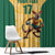 Custom Australia Rugby Window Curtain Kangaroo Mascot
