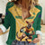 Custom Australia Rugby Women Casual Shirt Kangaroo Mascot