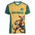 Custom Australia Rugby Women V-Neck T-Shirt Kangaroo Mascot