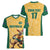 Custom Australia Rugby Women V-Neck T-Shirt Kangaroo Mascot