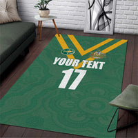 Custom Australia Rugby Area Rug Sporty Style