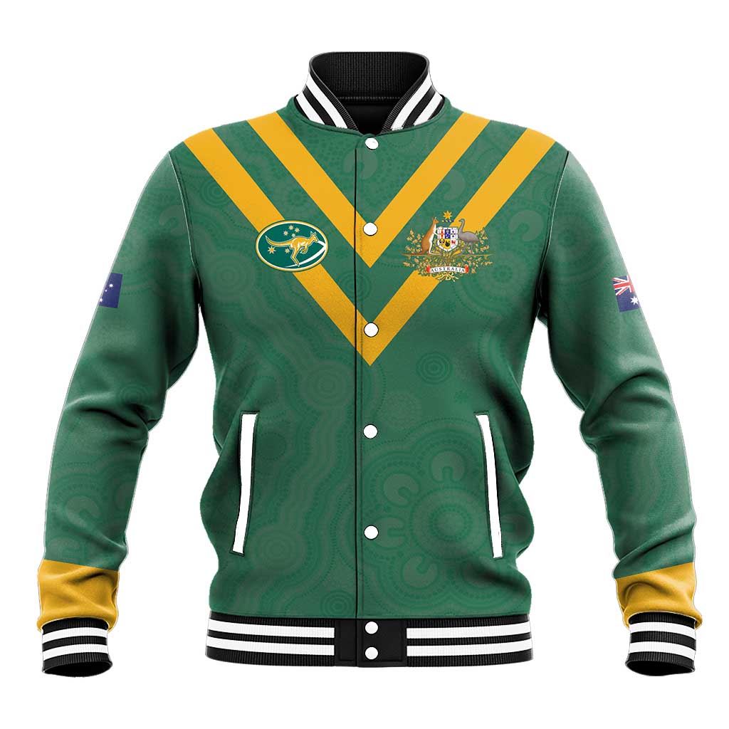 Custom Australia Rugby Baseball Jacket Sporty Style
