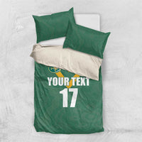 Custom Australia Rugby Bedding Set Sporty Style