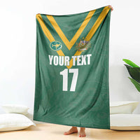 Custom Australia Rugby Blanket Sporty Style