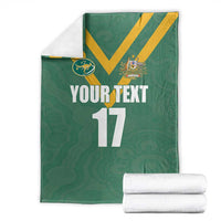 Custom Australia Rugby Blanket Sporty Style