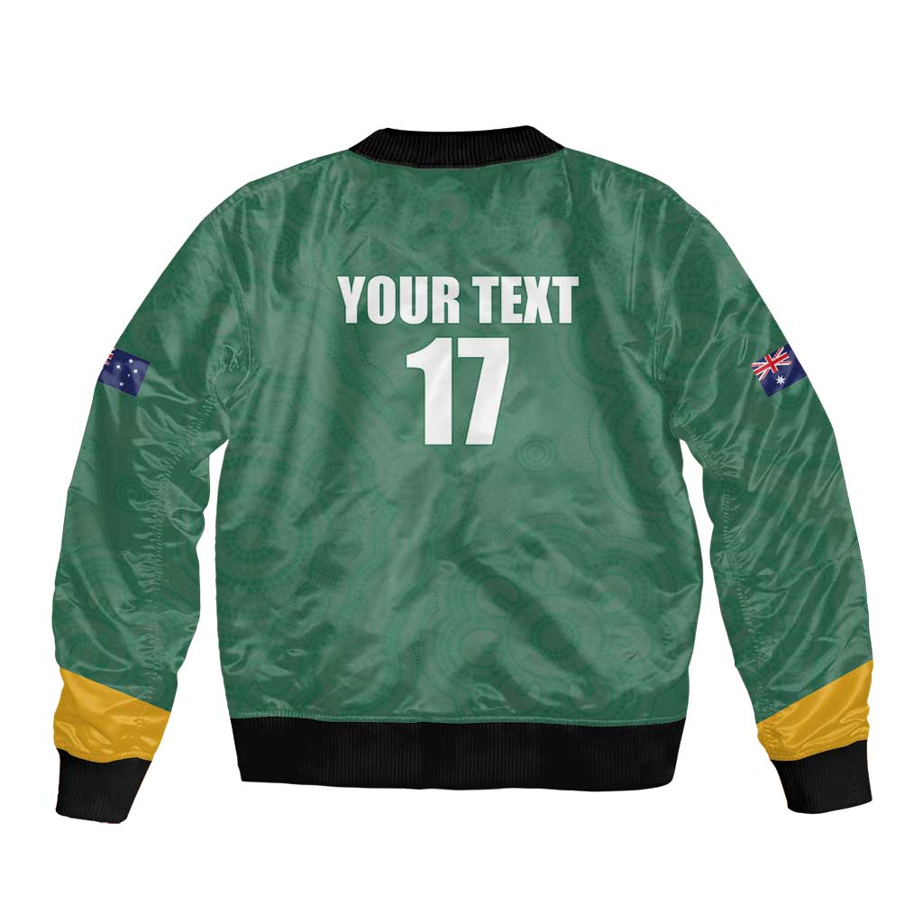Custom Australia Rugby Bomber Jacket Sporty Style