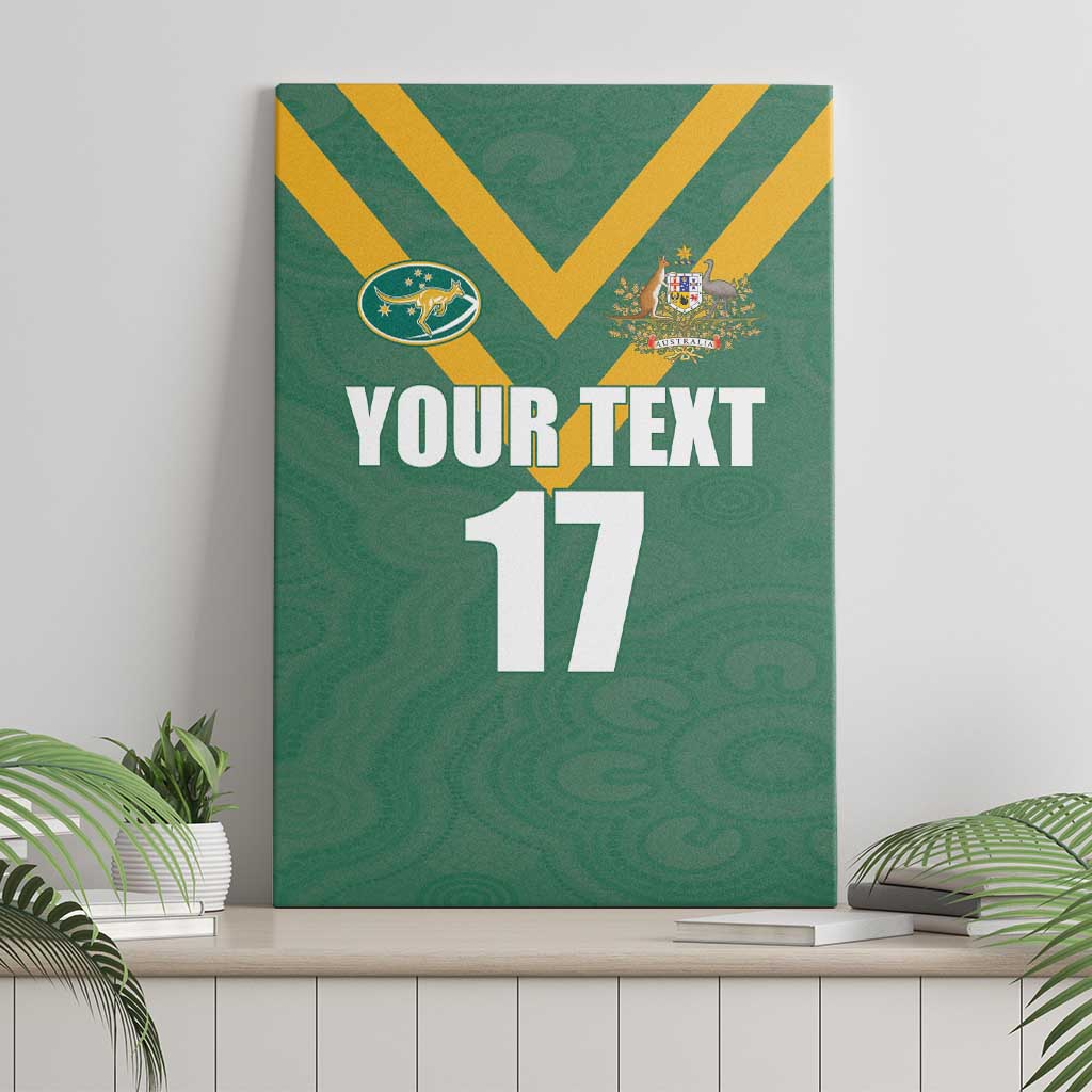 Custom Australia Rugby Canvas Wall Art Sporty Style