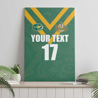 Custom Australia Rugby Canvas Wall Art Sporty Style