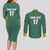Custom Australia Rugby Couples Matching Long Sleeve Bodycon Dress and Long Sleeve Button Shirt Sporty Style