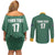 Custom Australia Rugby Couples Matching Off Shoulder Short Dress and Long Sleeve Button Shirt Sporty Style