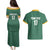 Custom Australia Rugby Couples Matching Puletasi and Hawaiian Shirt Sporty Style