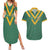 Custom Australia Rugby Couples Matching Summer Maxi Dress and Hawaiian Shirt Sporty Style