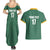 Custom Australia Rugby Couples Matching Summer Maxi Dress and Hawaiian Shirt Sporty Style