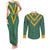 Custom Australia Rugby Couples Matching Tank Maxi Dress and Long Sleeve Button Shirt Sporty Style