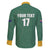Custom Australia Rugby Family Matching Long Sleeve Bodycon Dress and Hawaiian Shirt Sporty Style