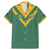 Custom Australia Rugby Family Matching Mermaid Dress and Hawaiian Shirt Sporty Style