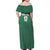 Custom Australia Rugby Family Matching Off Shoulder Maxi Dress and Hawaiian Shirt Sporty Style