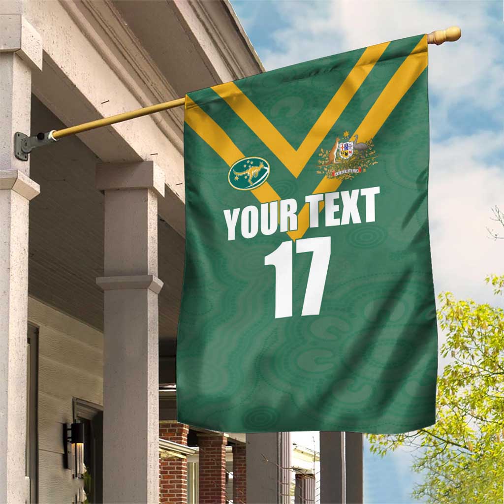 Custom Australia Rugby Garden Flag Sporty Style