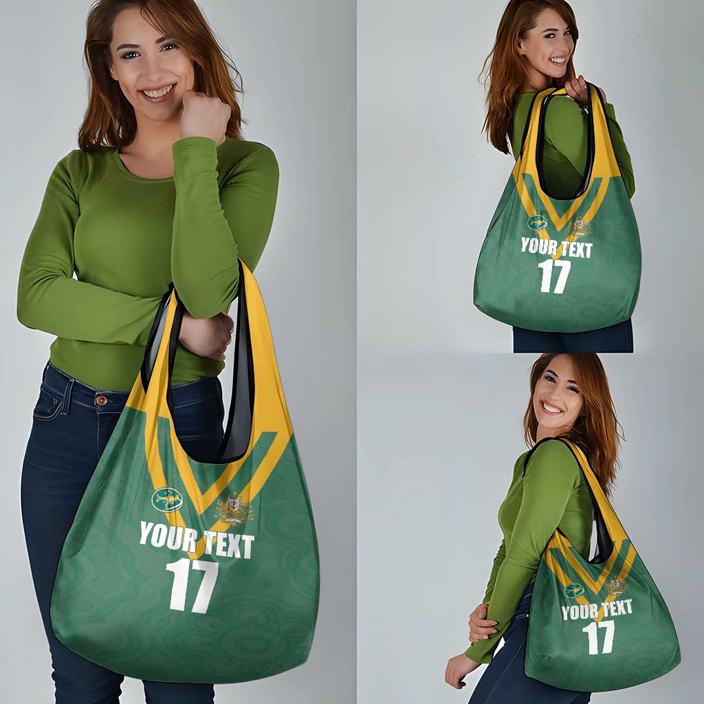 Custom Australia Rugby Grocery Bag Sporty Style