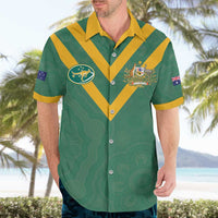 Custom Australia Rugby Hawaiian Shirt Sporty Style