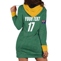 Custom Australia Rugby Hoodie Dress Sporty Style