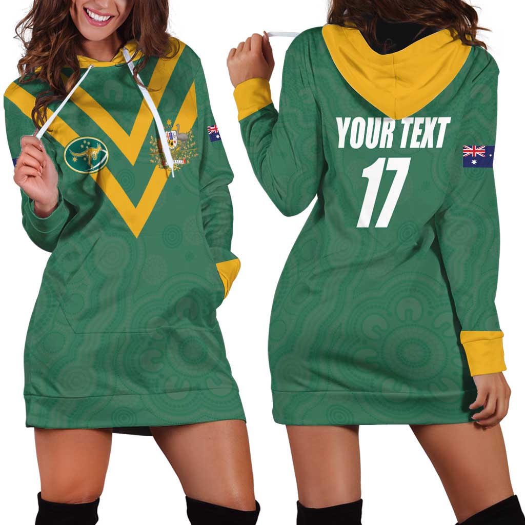 Custom Australia Rugby Hoodie Dress Sporty Style