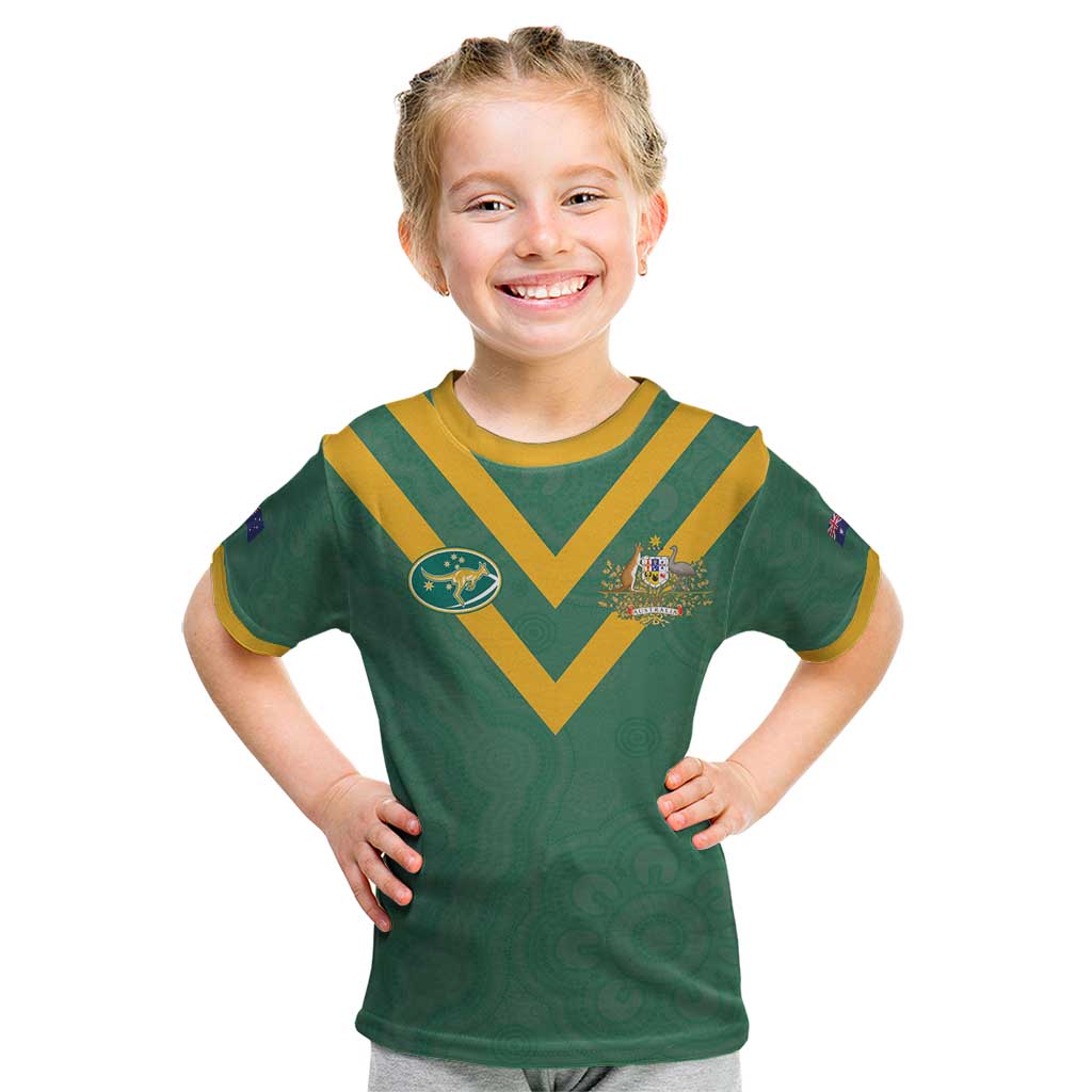 Custom Australia Rugby Kid T Shirt Sporty Style