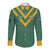 Custom Australia Rugby Long Sleeve Button Shirt Sporty Style