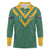 Custom Australia Rugby Long Sleeve Polo Shirt Sporty Style