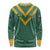 Custom Australia Rugby Long Sleeve Shirt Sporty Style