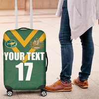 Custom Australia Rugby Luggage Cover Sporty Style