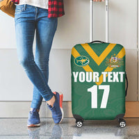 Custom Australia Rugby Luggage Cover Sporty Style